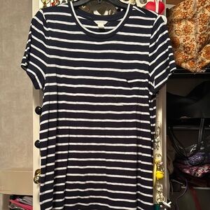 Navy and White Striped T-Shirt